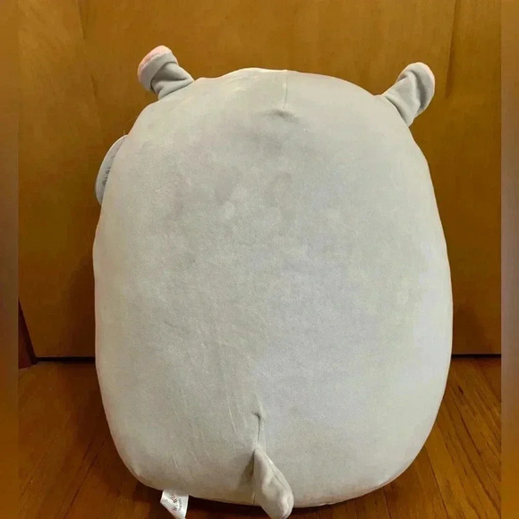 Squishmallow Harrison the Hippo Grey and Pink 16 inches NWT - Picture 11 of 11
